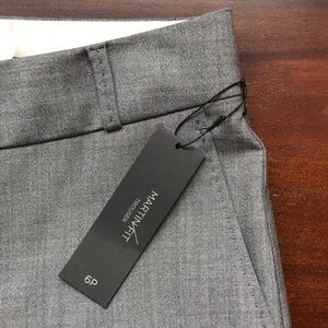 NWT banana republic gray wool suit pants Martin
